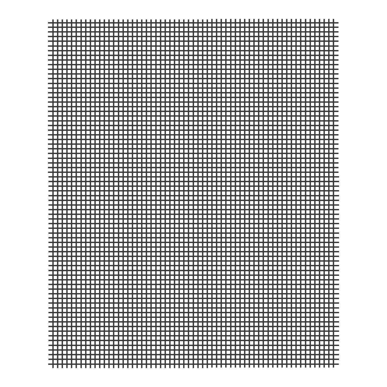 BBQ Grill Mat Non-Stick Mesh Mat Baking Sheet Liner Reusable Reversible Washable (Color: Black)