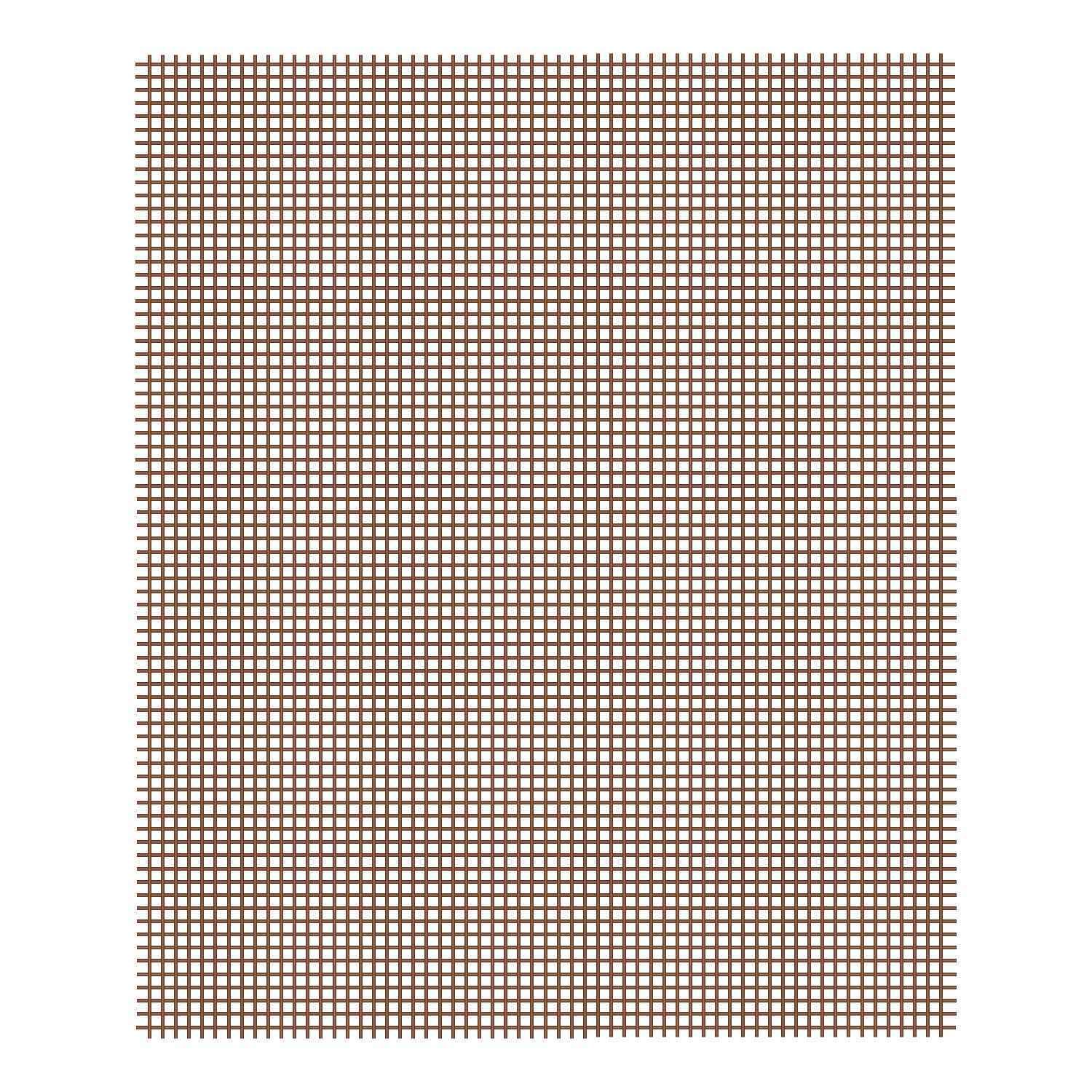 BBQ Grill Mat Non-Stick Mesh Mat Baking Sheet Liner Reusable Reversible Washable (Color: Beige)