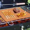 2Pcs BBQ Grill Mat Non-Stick Mat Baking Mat Reusable Reversible Washable FDA-Approved